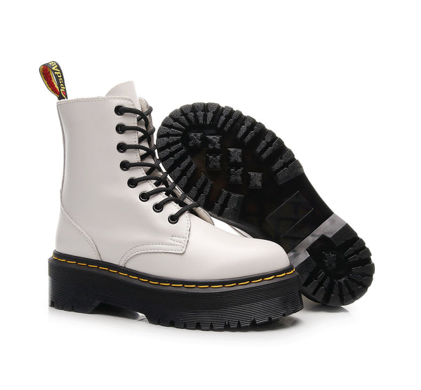 8 Eyelet Lace Up Martin Platform Boots for Mens - Premiwear.com