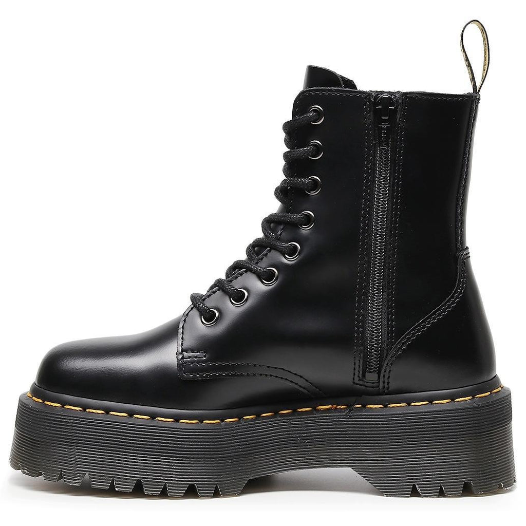 8 Eyelet Lace Up Martin Platform Boots for Womens