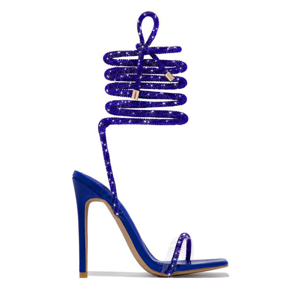 bling strappy heels